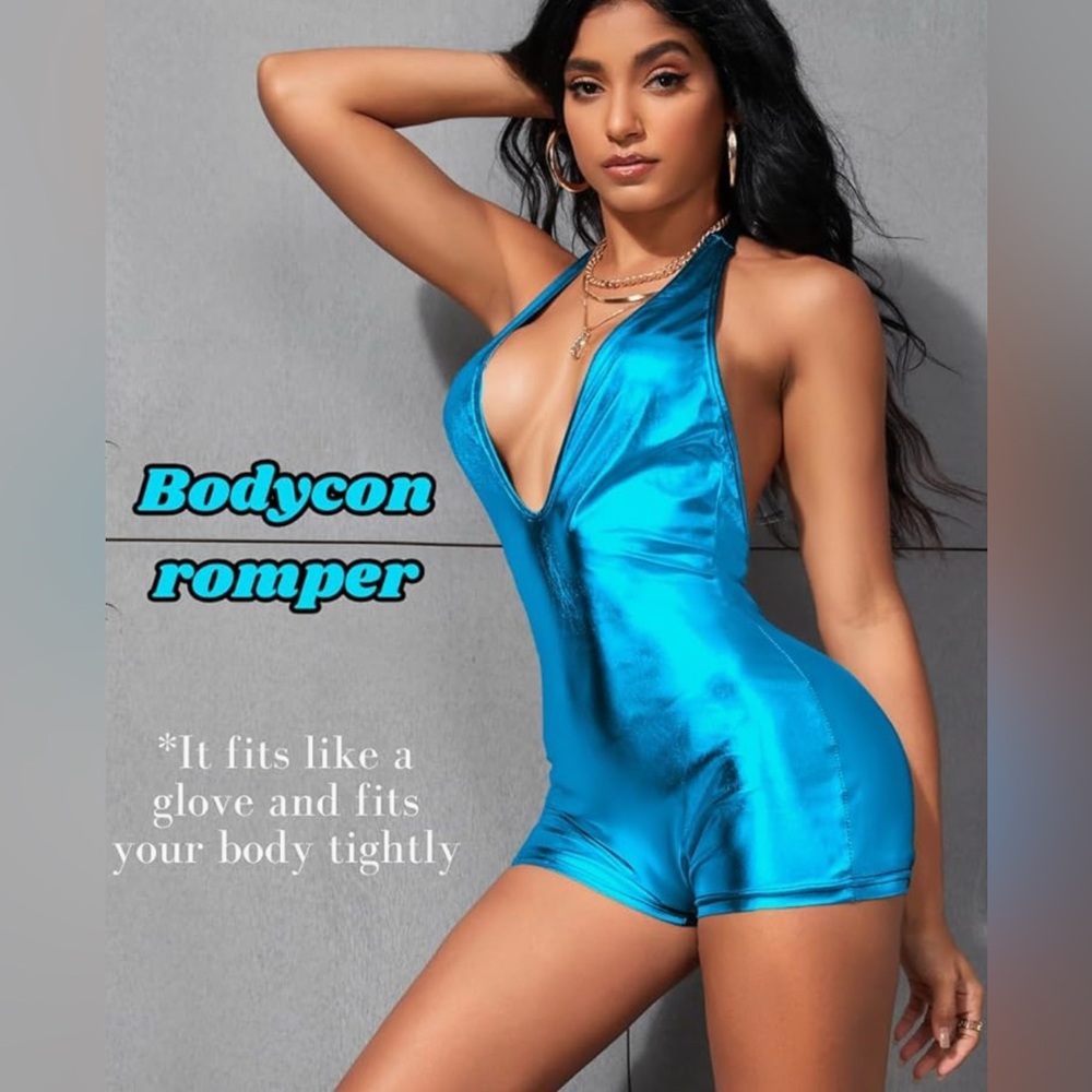 Metallic Romper